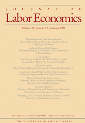 labor economics research papers