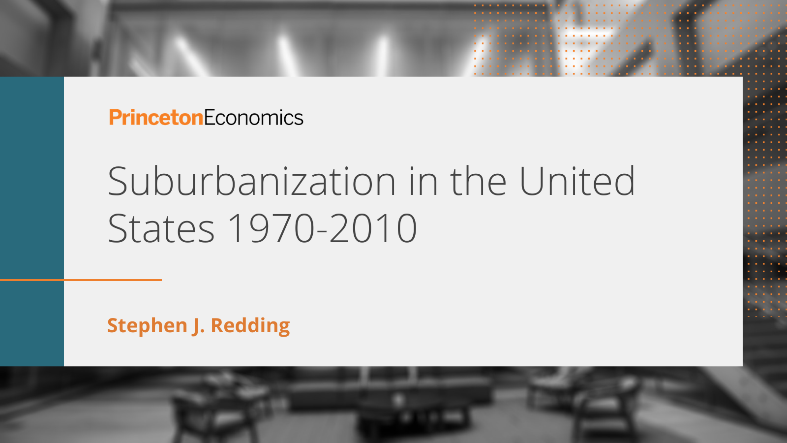 Suburbanization In The United States 1970-2010 | Princeton University ...