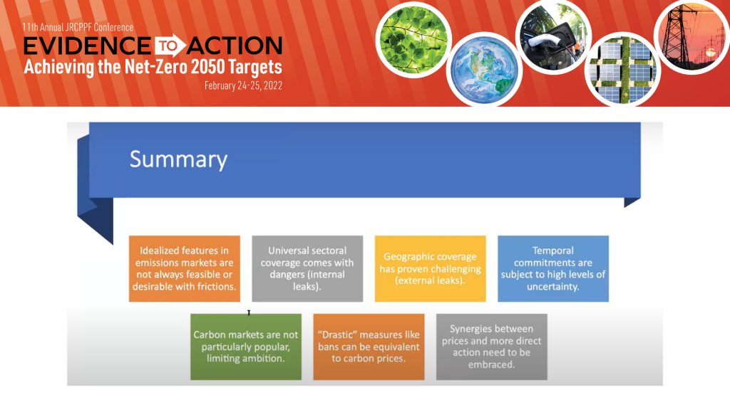 Conference Slide: Carbon Pricing Challenges