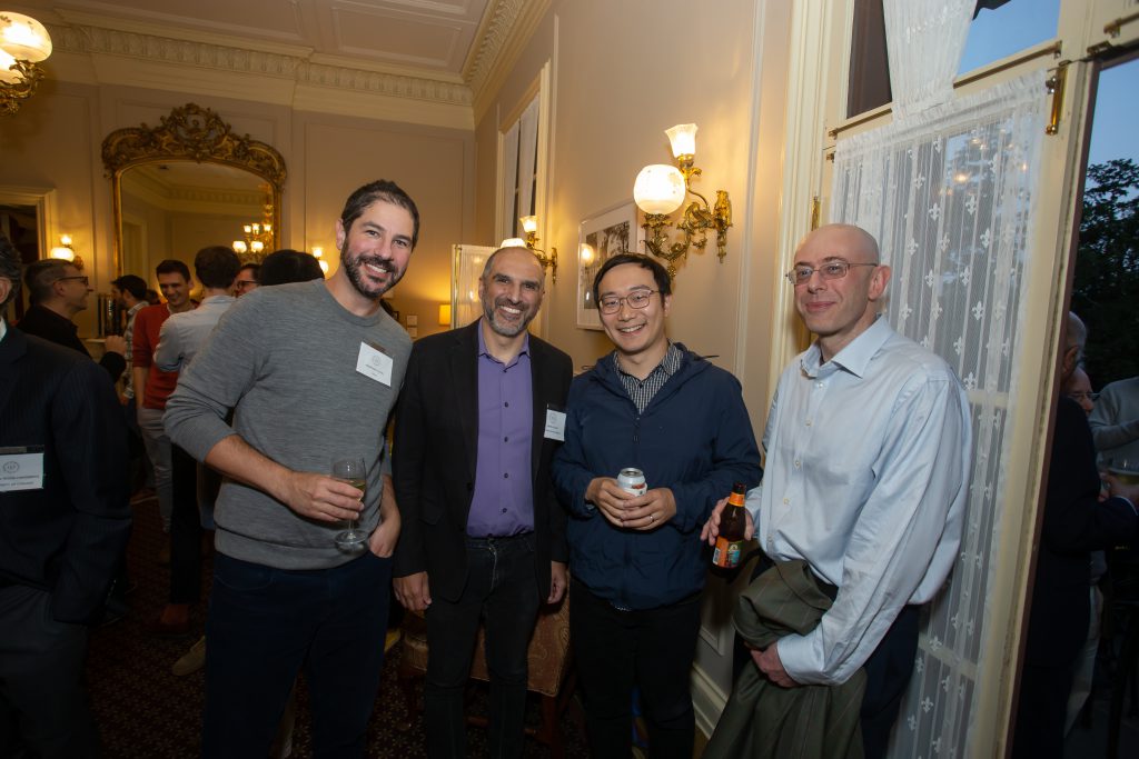 From left to right: Jon Vogel (UCLA), Mark Aguiar (Princeton), and Ernest Liu (Princeton), and Steve Redding (Princeton).