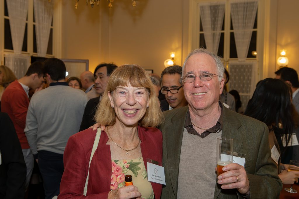 Professor Grossman poses with his wife, Jean Grossman (Princeton and MDRC).