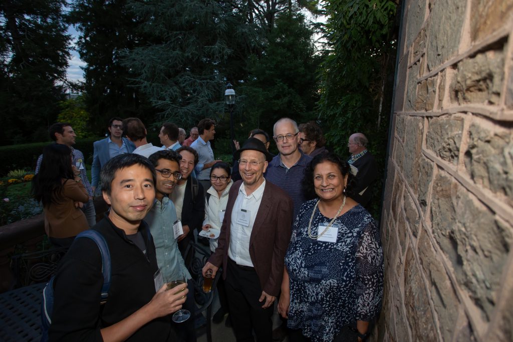 From left to right: Daniel Xu (Duke), Amit Khandelwal (Yale), Oleg Itskhoki (UCLA), Mayara Felix (Princeton Postdoc), Richard Baldwin (Geneva Graduate Institute), Stephen Yeaple (Penn State), and Kala Krishna (Penn State)."
